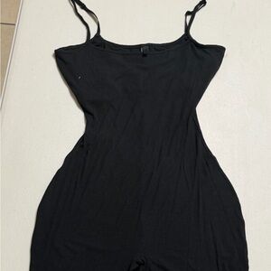 SKIMS Black Onesie